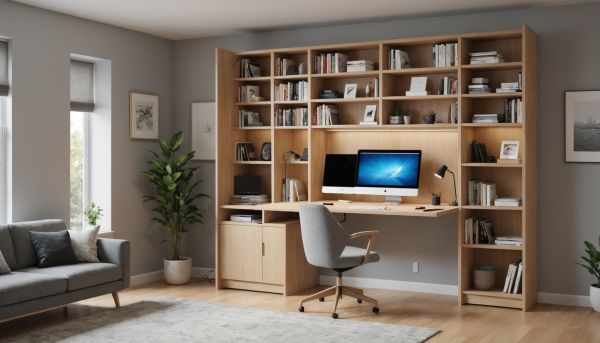 Aménager un coin bureau discret dans le salon